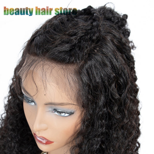 Brazilian Kinky Curly Lace Front Wig – Luxurious Human Hair