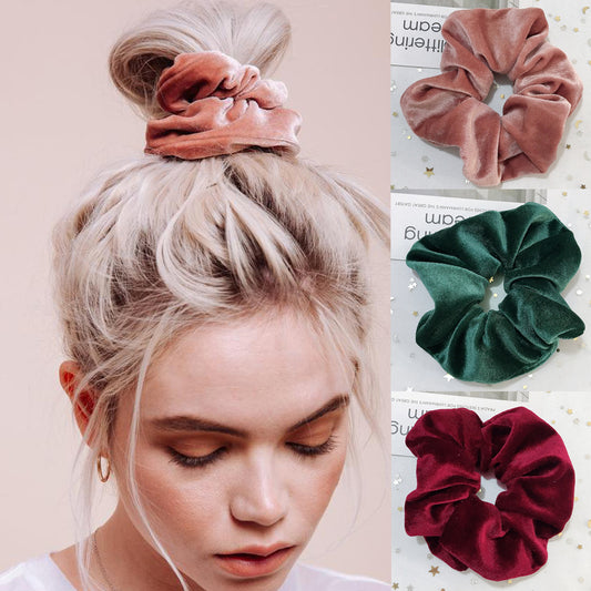 Flannel Hair Tie - Stylish Velvet Ponytail Hair Rope Accessories