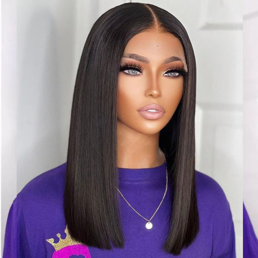 Double Drawn Human Hair Wigs for a Sleek and Elegant Look