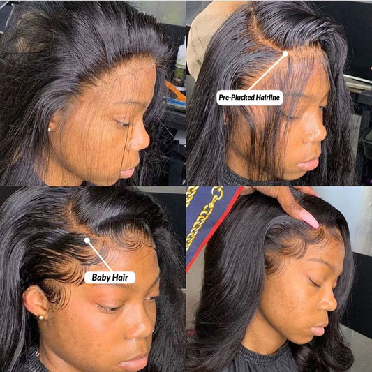 360 Full Lace Frontal Wig – Natural Body Wave Human Hair