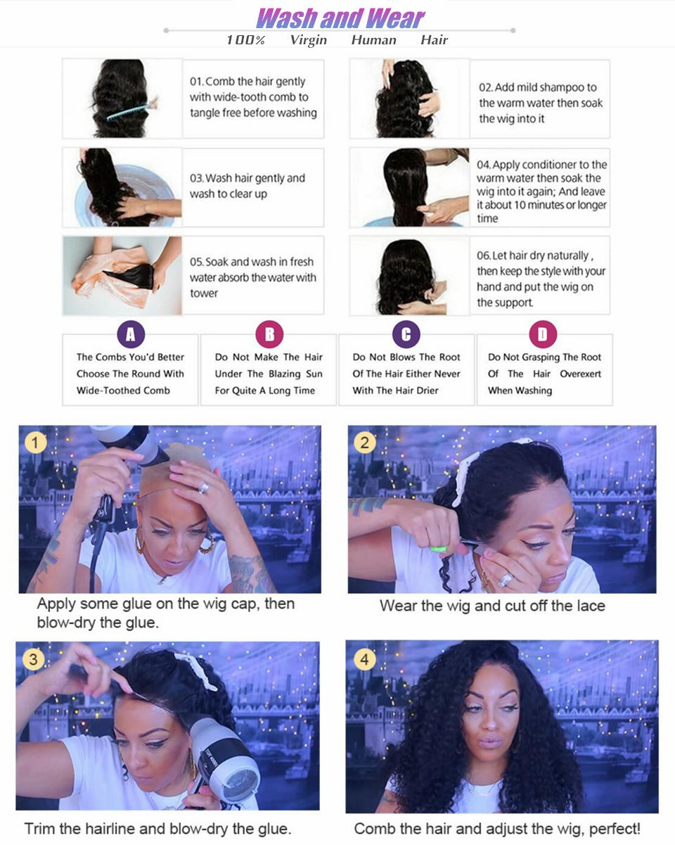 Body Wave Lace Front Wig – Natural Look Human Hair