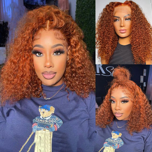 Human Hair Bob Wigs - Water Wave Style for a Natural Look